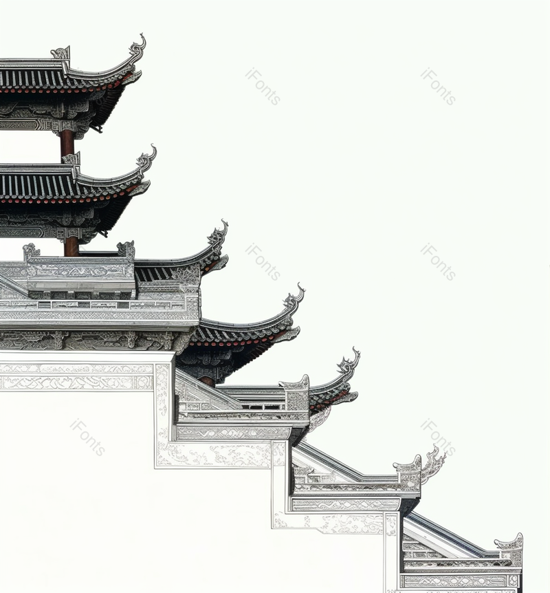 山东台儿庄古城天下第一庄屋檐建筑传统文化,高清,摄影图,摄影图片,图片大全,摄影图免费下载